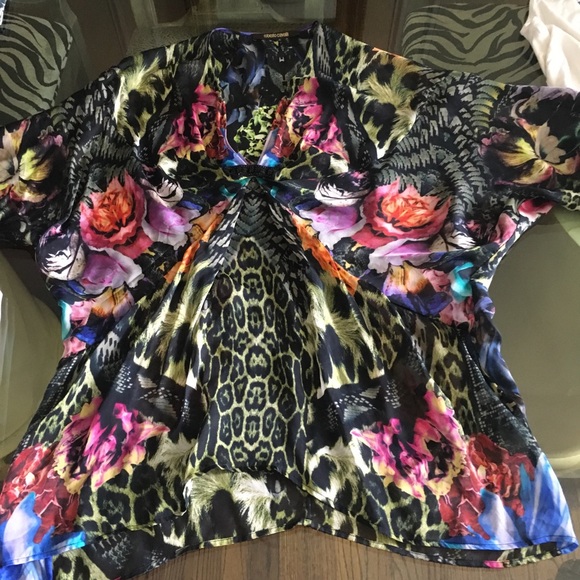 roberto cavalli Tops - Roberto cavalli silk top